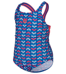 Arena Girls' Arena Friends Pro Back One Piece Swimsuit (Toddler, Little Kid)