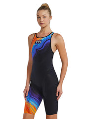 TYR Women's Venzo Volconyx Open Back Tech Suit Swimsuit