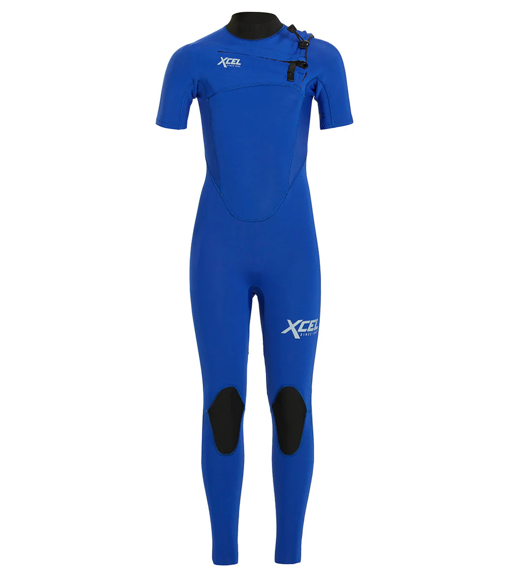 Xcel Boys' Comp 2mm Short Sleeve Fullsuit Wetsuit (Big Kid)