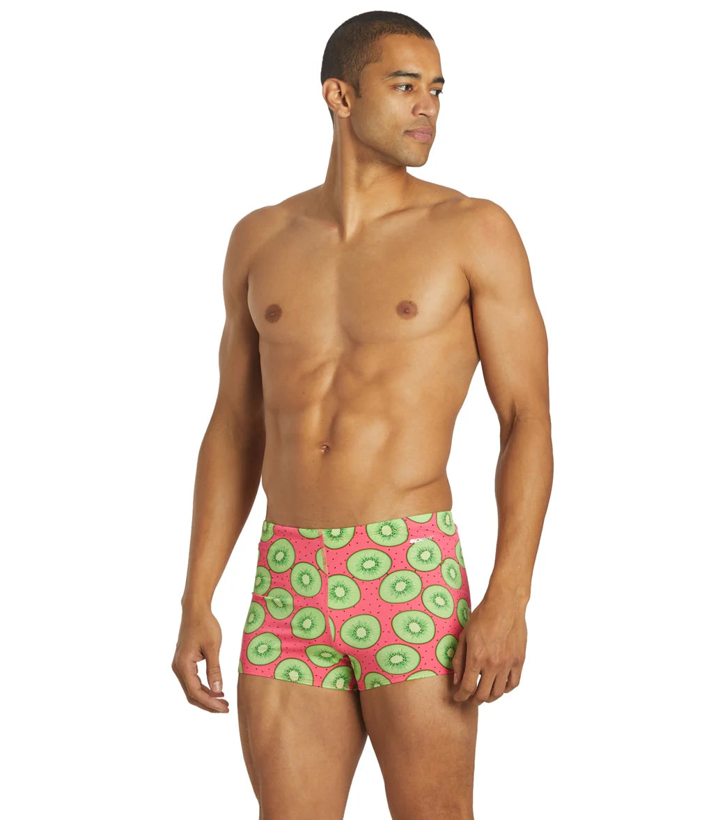 Sporti HydroLast Love Kiwi Square Leg Swimsuit