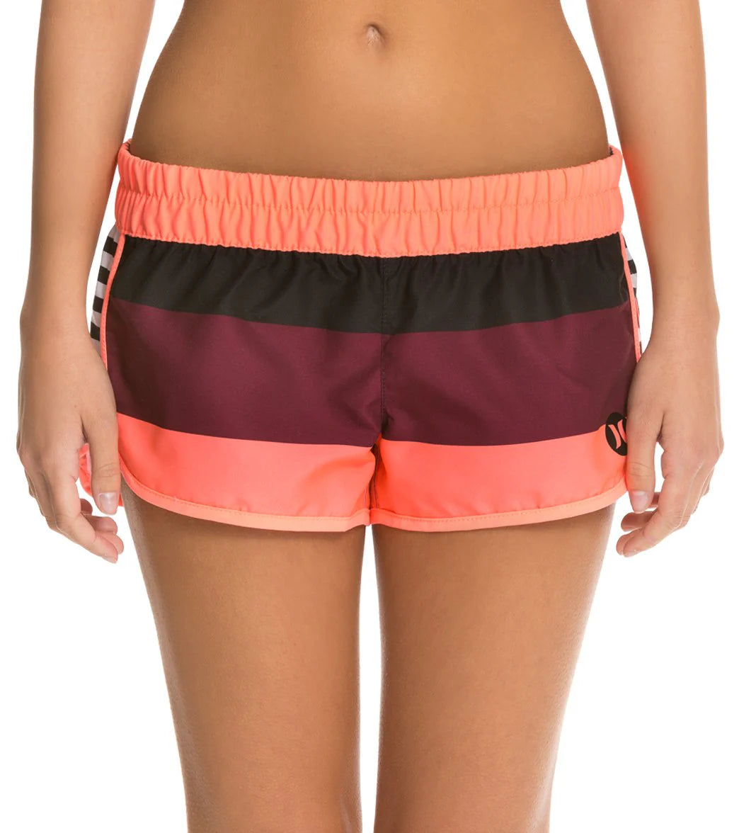 Hurley Supersuede Printed 2.5" Beachrider Stripe Boardshort