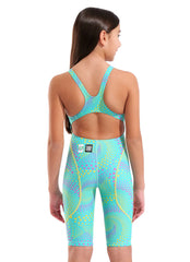 Arena Girls' Powerskin ST Next Seaglass LE Open Back Tech Suit Swimsuit