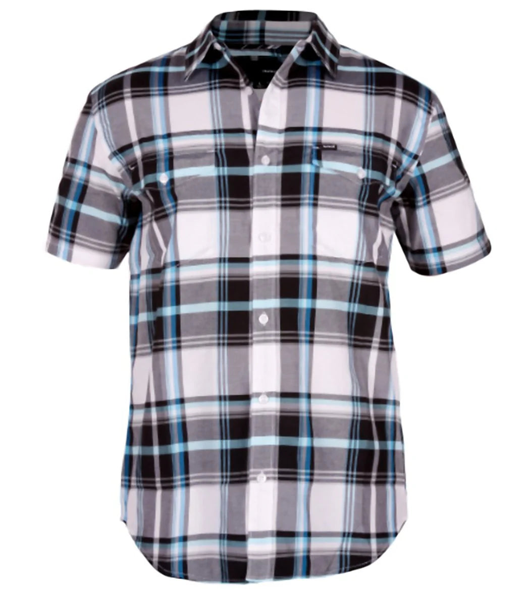 Hurley Guys' Harbor S/S Button Up Shirt