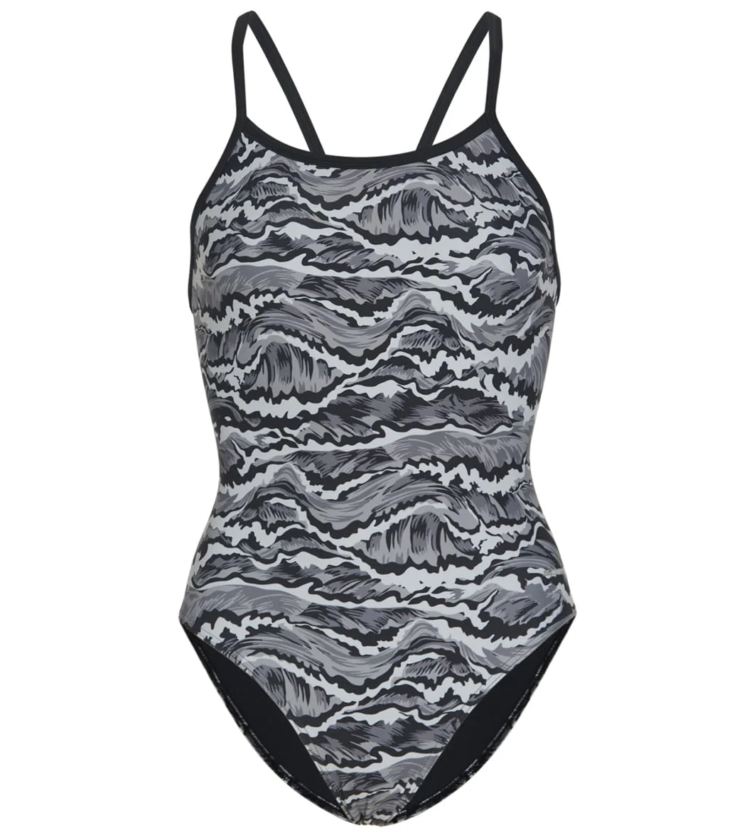 Sporti New Waves Thin Strap One Piece Swimsuit Youth (22-28)