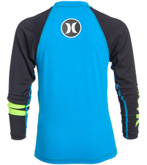 Hurley Boys' Icon Long Sleeve Rashguard (8yrs-16yrs)