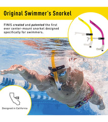 FINIS Original Swimmer's Swim Snorkel Pink