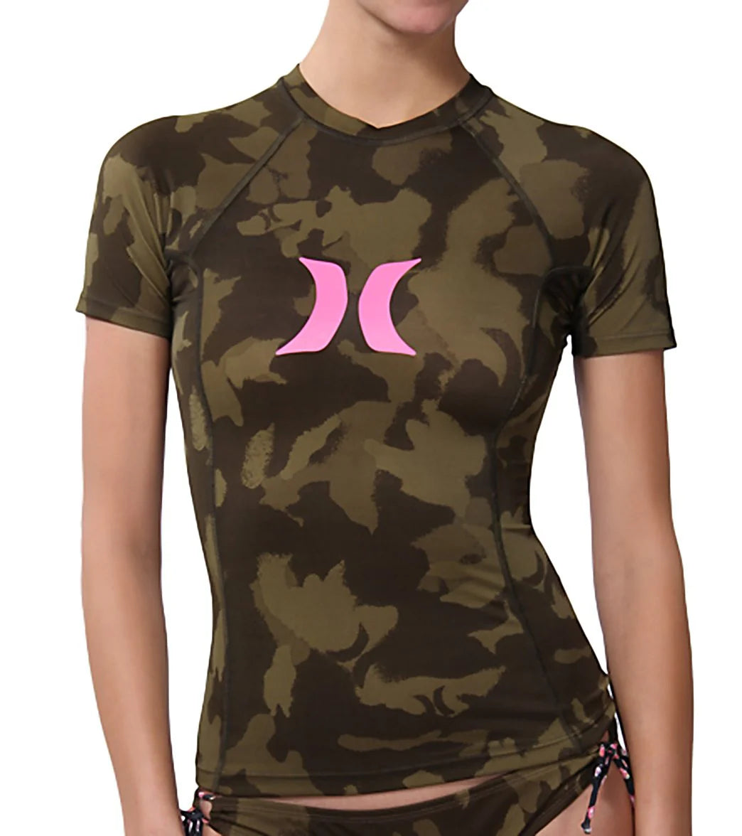 Hurley Camo S/S Rashguard