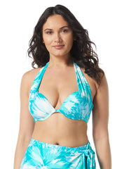 Coco Reef Women's Cameo Halter Bra Sized Bikini Top (C/D Cup)
