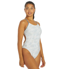 TYR Women's Whiteout Camo Cutoutfit One Piece Swimsuit