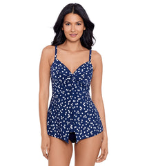 Miraclesuit Women's Luminare Love Knot Tankini Top Tankini Top