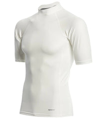 Sporti Men's Solid S/S UPF 50+ Sport Fit Rash Guard