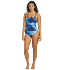 Speedo Women's Lane Game Flyback One Piece Swimsuit