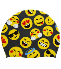 iSwim Emoji Silicone Swim Cap