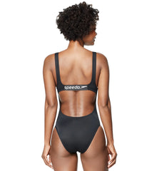 Speedo Active Women's Ribbed One Piece Swimsuit