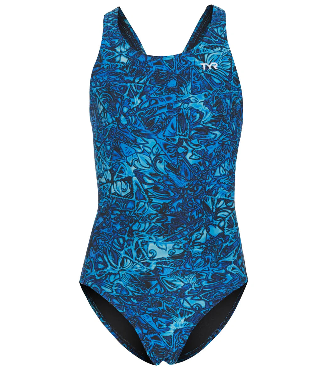 TYR Girls' Nebulous Maxfit One Piece Swimsuit