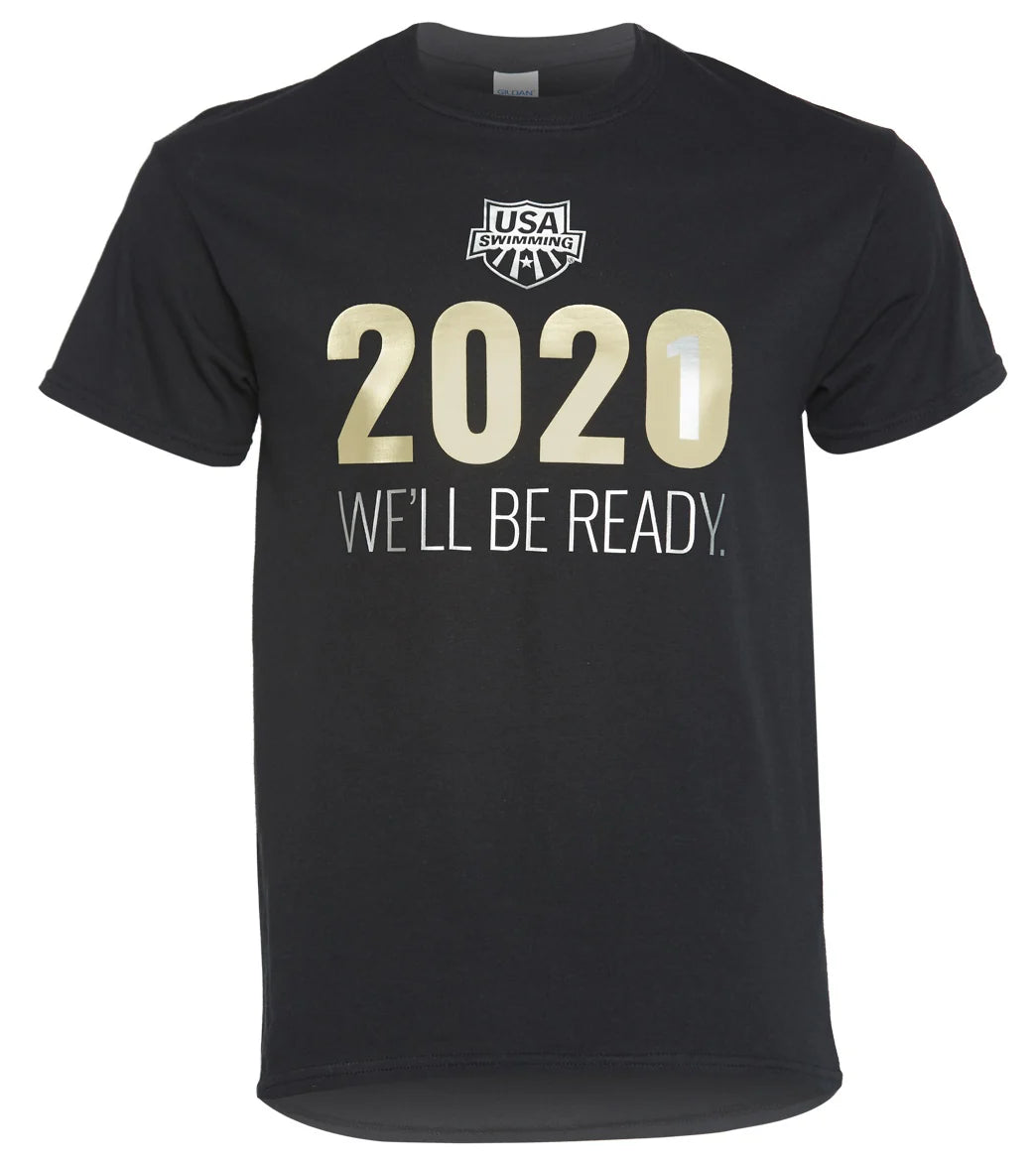 USA Swimming Men's 2021 We Will Be Ready Crew Neck T-Shirt