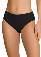 Jantzen Women's Agnes Solid Banded Hipster Bikini Bottom