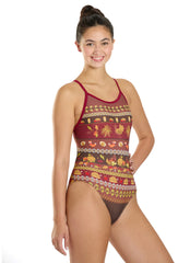 Sporti Harvest Splash Thin Strap One Piece Swimsuit (22-44)