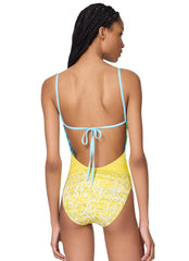 Kate Spade Women's Summer Day Tie Back One Piece Swimsuit