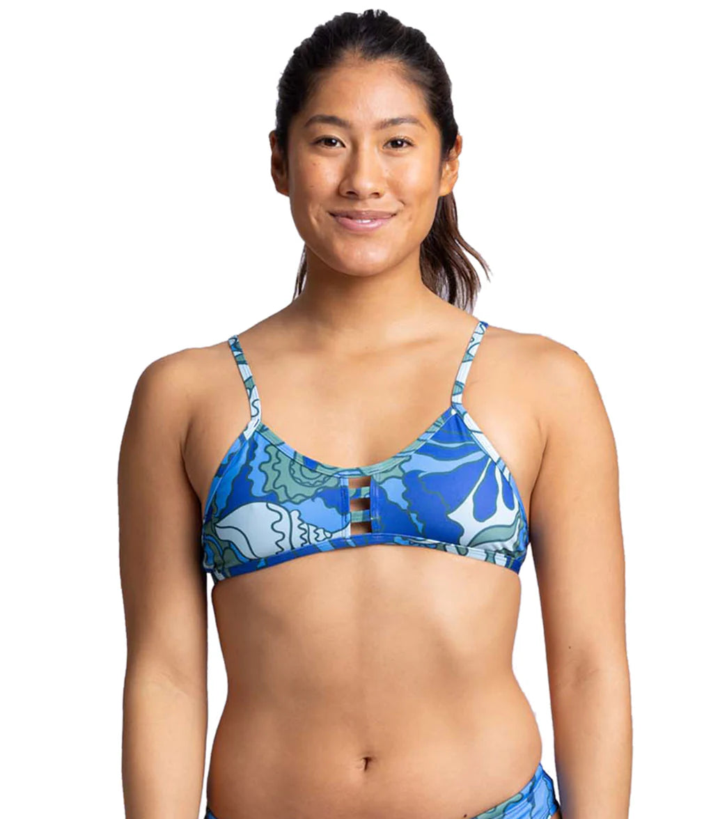 JOLYN Women's Tomcat Coral Bay Bikini Top