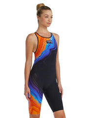 TYR Women's Venzo Volconyx Open Back Tech Suit Swimsuit