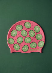 Sporti Kiwi Love Silicone Swim Cap