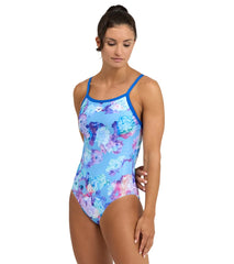 Arena Women's Spring Garden Light Drop Back One Piece Swimsuit
