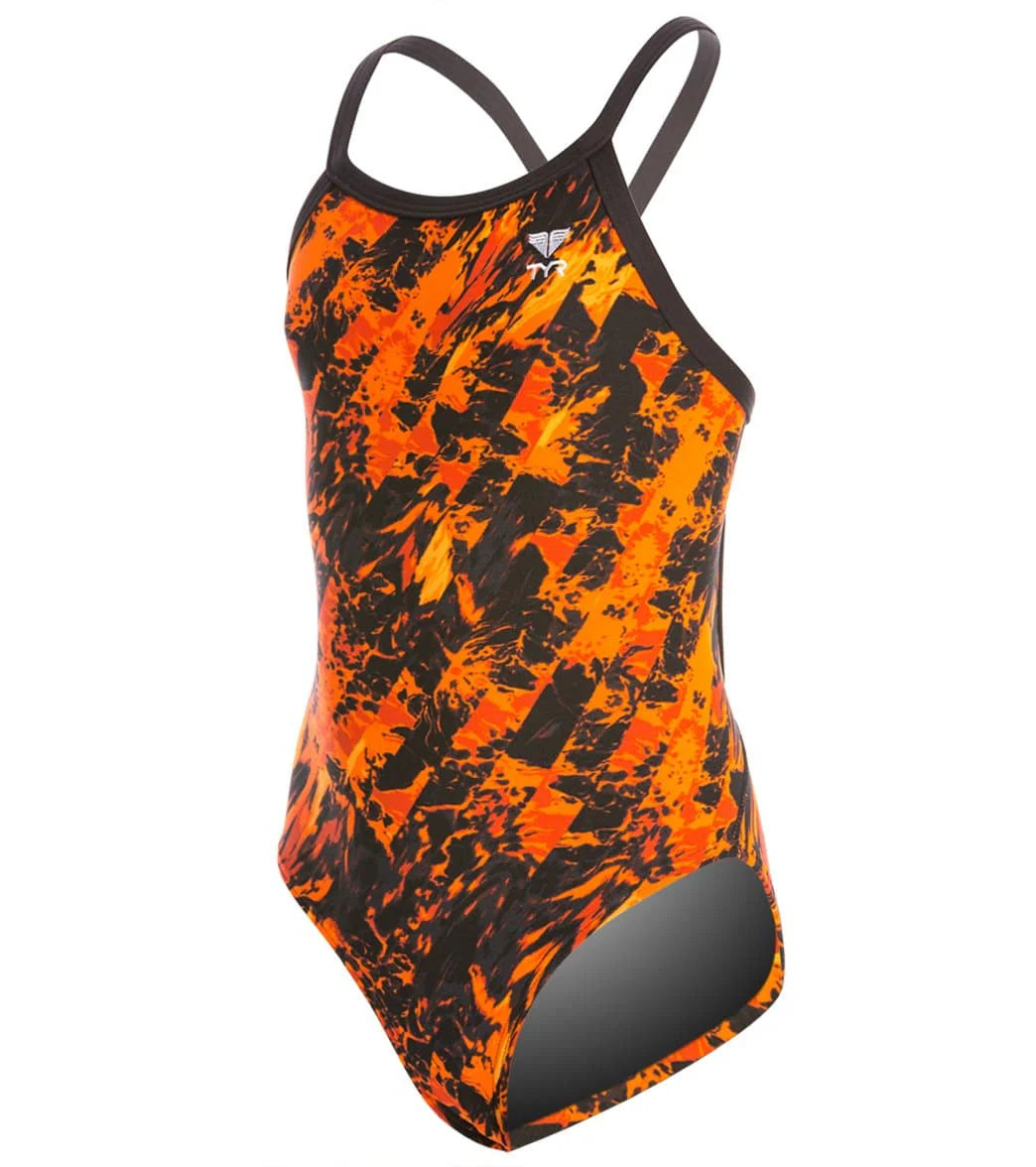 TYR Youth Glisade Diamondfit One Piece Swimsuit