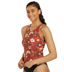 Sporti Active Vintage Bali High Neck Tankini Top