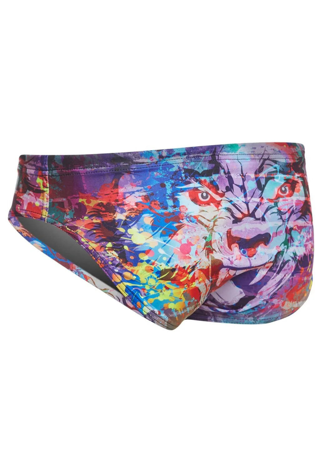 Turbo Men's Wolf Wall Water Polo Brief