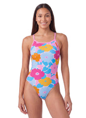 Sporti Sunburst Bloom Thin Strap One Piece Swimsuit (22-44)
