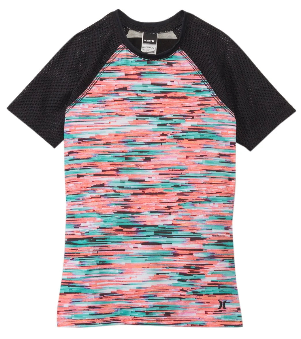 Hurley Girls' S/S Rashguard (7yrs-14yrs)