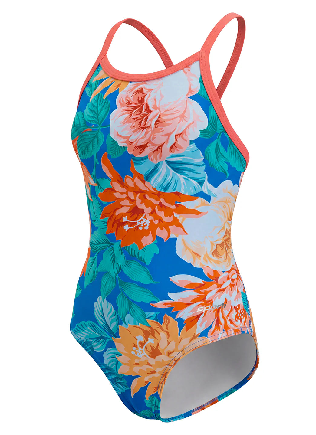 Sporti Island Bouquet Thin Strap One Piece Swimsuit (22-44)