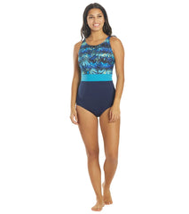 TYR Women's  Cabo Belted Controlfit  Chlorine Resistant One Piece Swimsuit