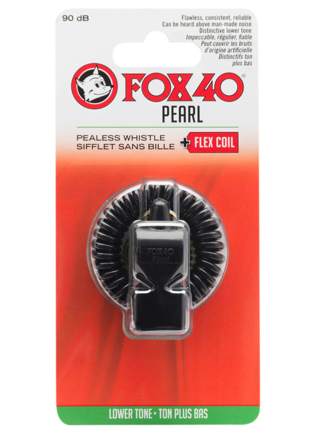 Fox 40 Pearl Lifeguard Whistle with Flex Coil