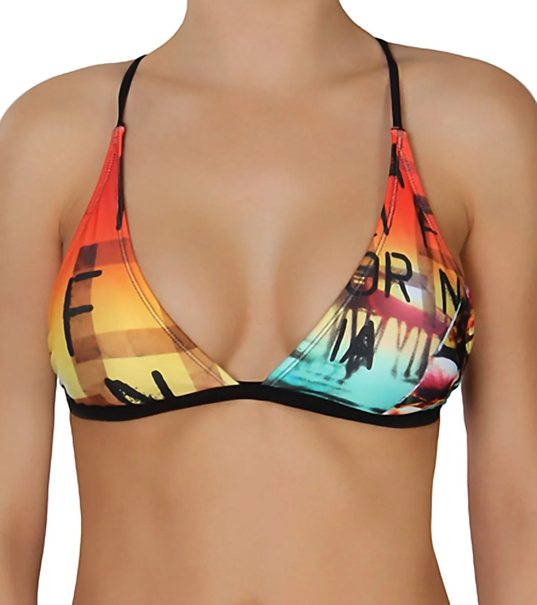 Body Glove Swimwear At the Pier Action Sports Bra Bikini Top