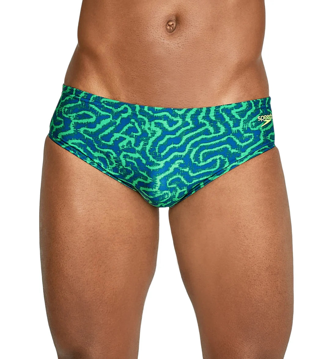 Speedo Men's Race Maze Brief Swimsuit