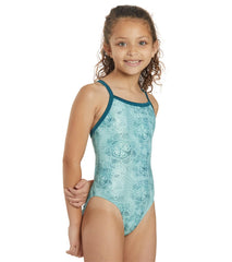 Sporti x Emma Weyant Sand Dollar Lace Thin Strap One Piece Swimsuit Youth (22-28)