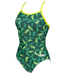 Arena Women's Lightning Colors Light Drop Back One Piece Swimsuit