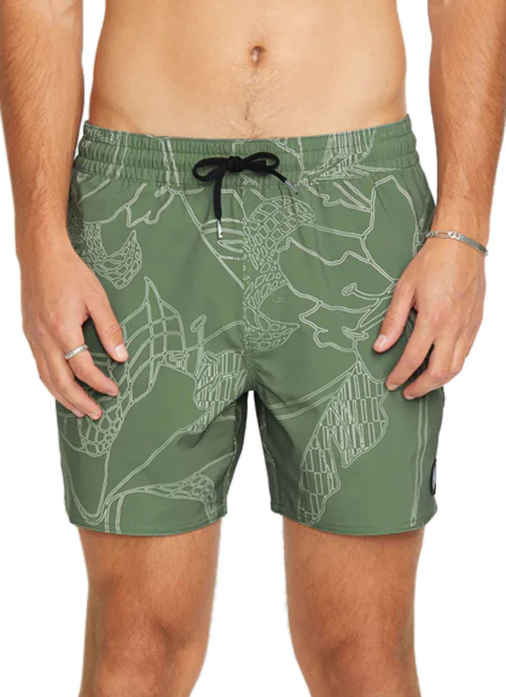 Volcom Men's Lido Print 16" Swim Trunks