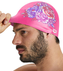 Arena Breast Cancer Awareness Flat Silicone Swim Cap