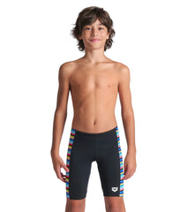 Arena Boys' Racing Stripe Jammer Swimsuit (Little Kid, Big Kid)