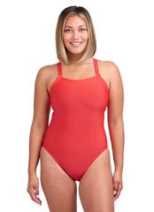 JOLYN Women's Caroline Solid One Piece Swimsuit