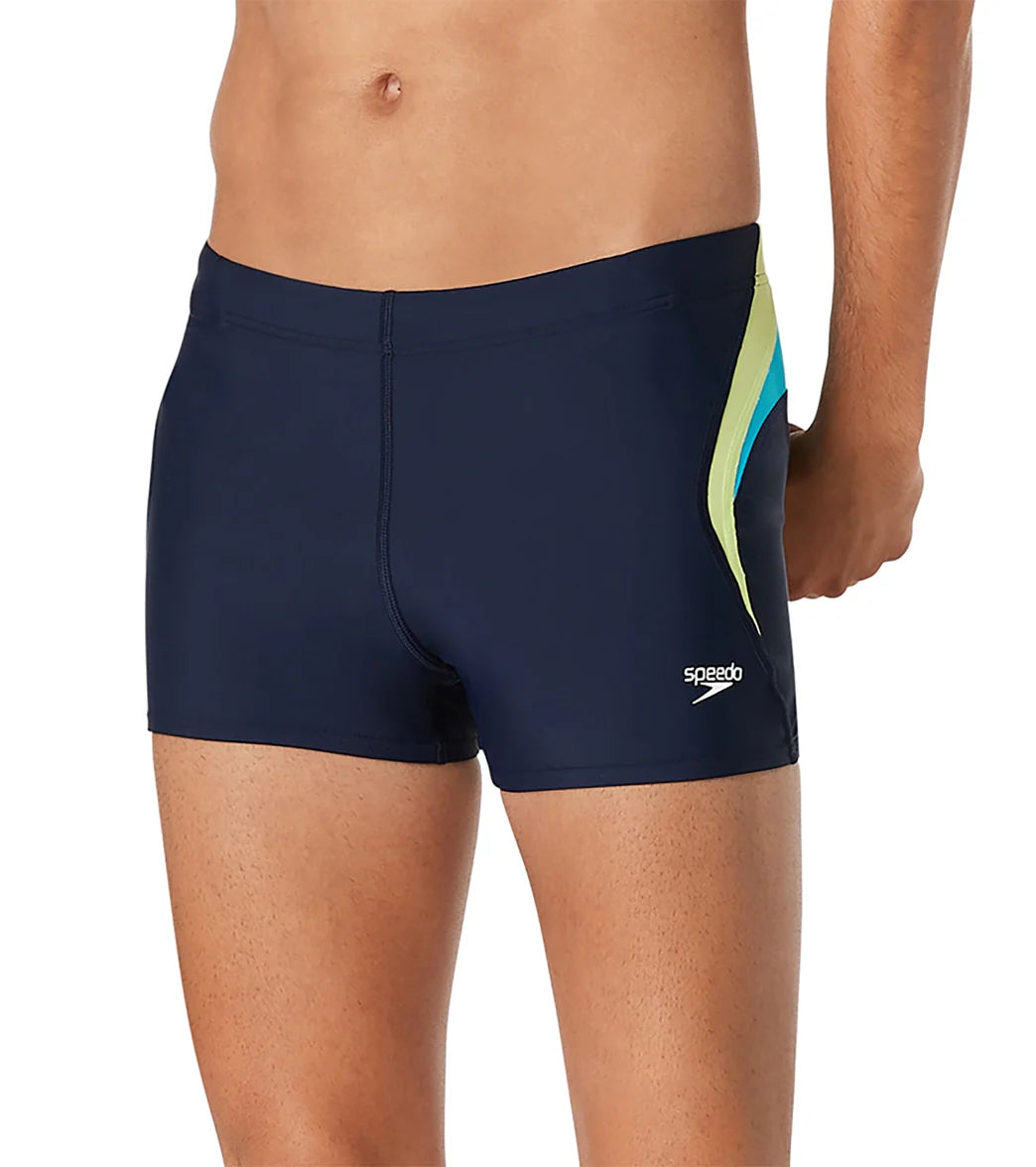Speedo Men's Splice Square Leg Swimsuit