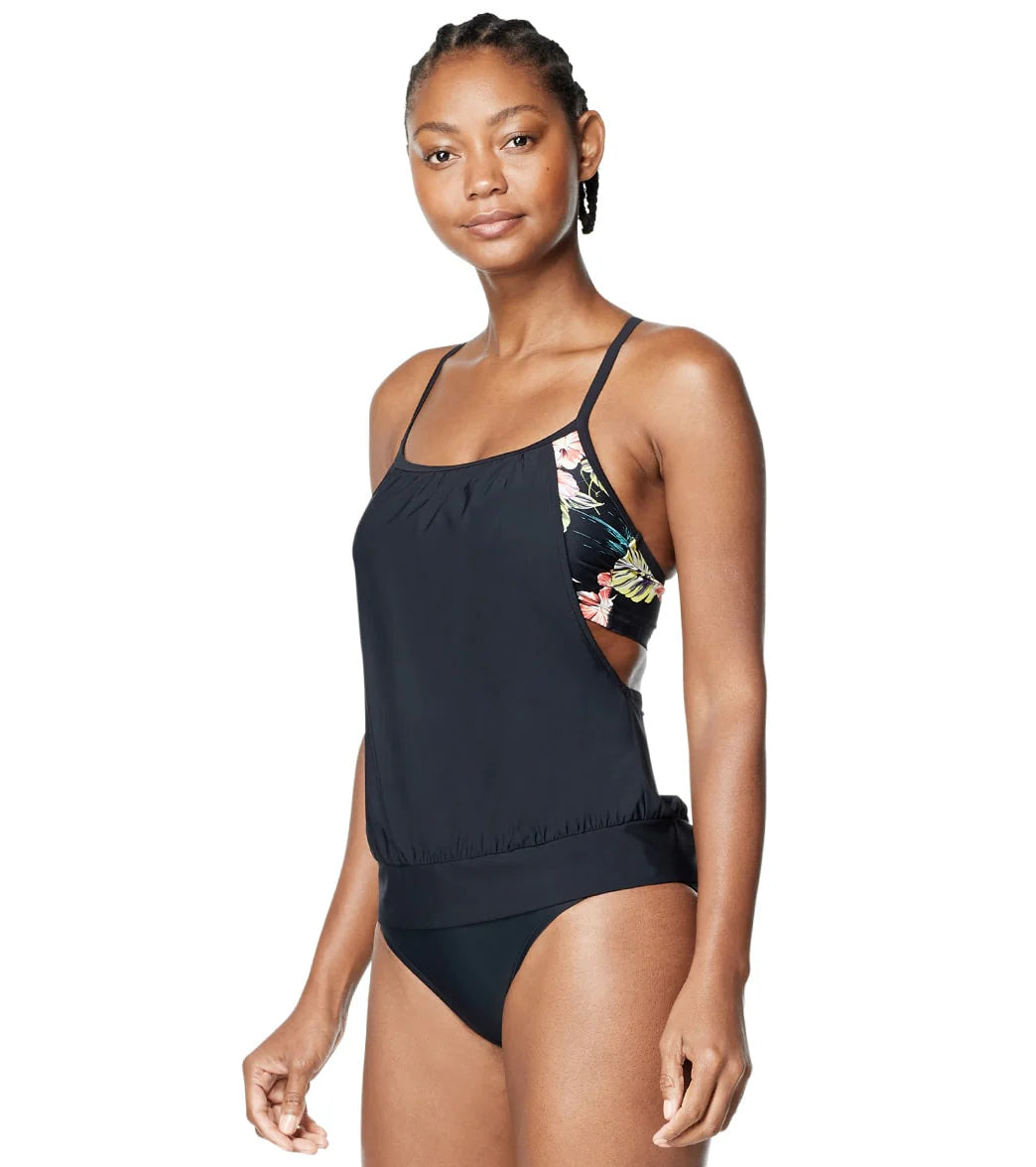Speedo Active Women's Chlorine Resistant Blouson Tankini Top