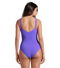 Arena Women's Ginevra Shapewear Wing Back One Piece Swimsuit