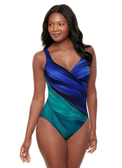 Miraclesuit Women's Maldiva It'S A Wrap One Piece Swimsuit