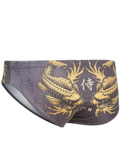 Turbo Men's Black Carpa Water Polo Brief