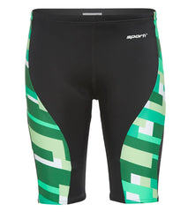 Sporti Cubism Splice Jammer Swimsuit Youth (22-28)