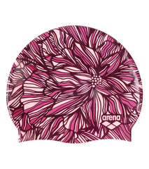 Arena Pink Dahlia Swim Cap